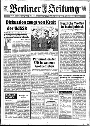 Berliner Zeitung Online-Archiv vom 04.04.1971