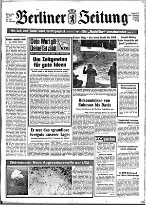Berliner Zeitung Online-Archiv on Apr 15, 1971