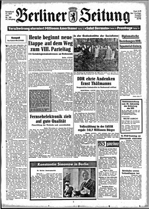 Berliner Zeitung Online-Archiv vom 17.04.1971