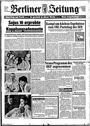 Berliner Zeitung Online-Archiv vom 25.04.1971