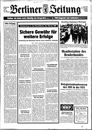 Berliner Zeitung Online-Archiv vom 06.05.1971
