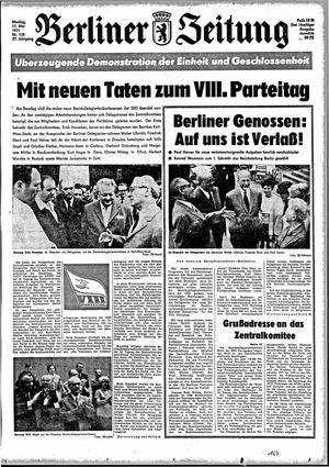 Berliner Zeitung Online-Archiv vom 17.05.1971
