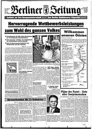 Berliner Zeitung Online-Archiv vom 12.06.1971