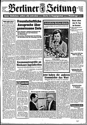 Berliner Zeitung Online-Archiv vom 26.06.1971