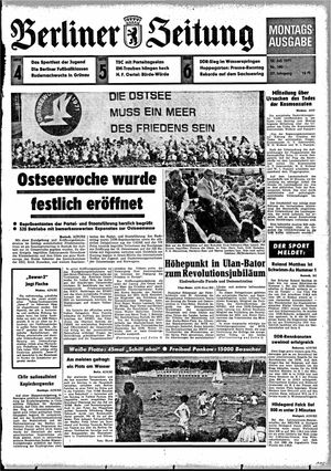 Berliner Zeitung Online-Archiv vom 12.07.1971