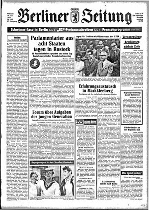 Berliner Zeitung Online-Archiv vom 14.07.1971