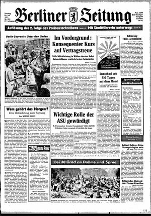 Berliner Zeitung Online-Archiv vom 25.07.1971