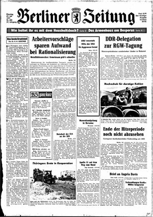 Berliner Zeitung Online-Archiv vom 27.07.1971