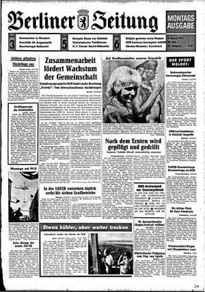 Berliner Zeitung Online-Archiv vom 09.08.1971