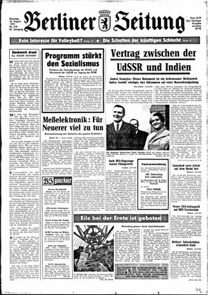 Berliner Zeitung Online-Archiv vom 10.08.1971