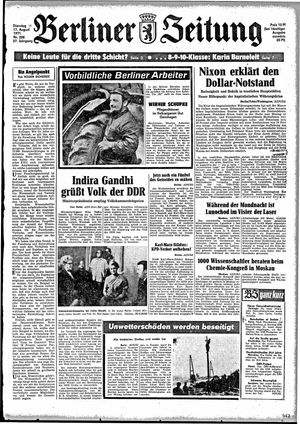 Berliner Zeitung Online-Archiv vom 17.08.1971