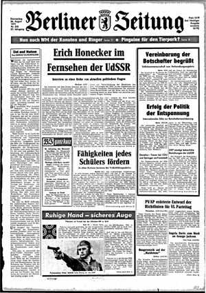 Berliner Zeitung Online-Archiv vom 26.08.1971