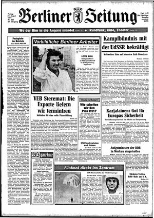 Berliner Zeitung Online-Archiv vom 27.08.1971