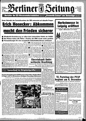 Berliner Zeitung Online-Archiv vom 05.09.1971