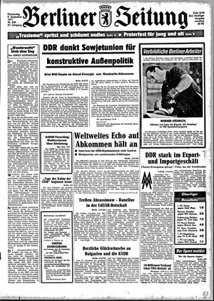 Berliner Zeitung Online-Archiv vom 09.09.1971