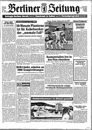 Berliner Zeitung Online-Archiv vom 15.09.1971