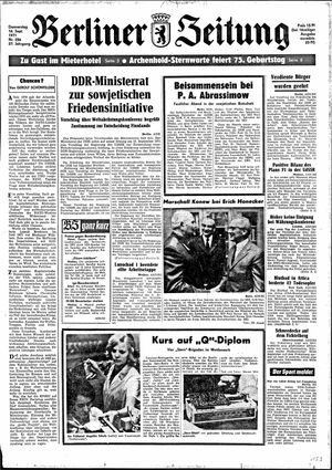 Berliner Zeitung Online-Archiv vom 16.09.1971