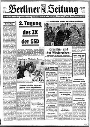 Berliner Zeitung Online-Archiv vom 17.09.1971