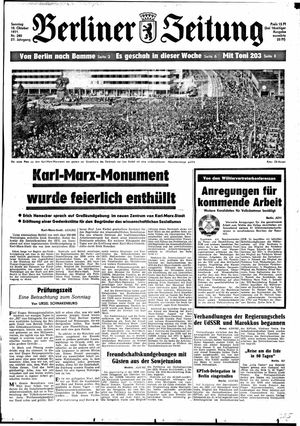 Berliner Zeitung Online-Archiv vom 10.10.1971