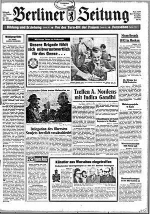 Berliner Zeitung Online-Archiv vom 13.10.1971