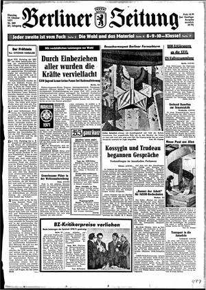 Berliner Zeitung Online-Archiv vom 19.10.1971
