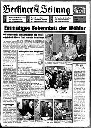 Berliner Zeitung Online-Archiv vom 15.11.1971