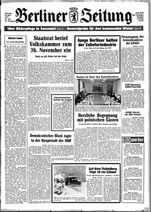 Berliner Zeitung Online-Archiv vom 23.11.1971