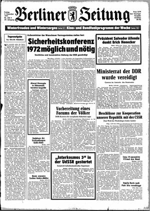 Berliner Zeitung Online-Archiv on Dec 3, 1971