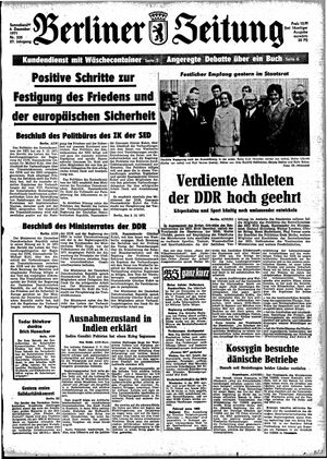 Berliner Zeitung Online-Archiv vom 04.12.1971