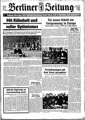 Berliner Zeitung Online-Archiv vom 12.12.1971