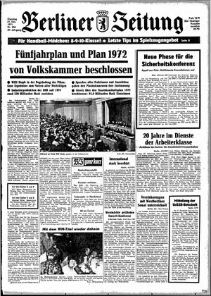 Berliner Zeitung Online-Archiv vom 21.12.1971
