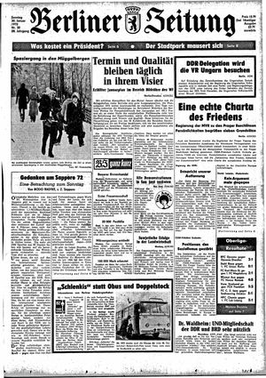 Berliner Zeitung Online-Archiv vom 30.01.1972