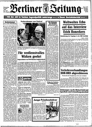 Berliner Zeitung Online-Archiv vom 27.04.1972