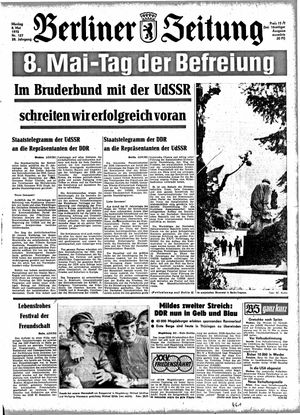 Berliner Zeitung Online-Archiv vom 08.05.1972