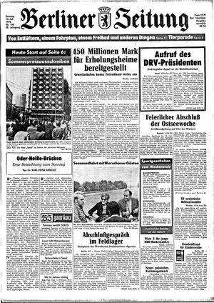 Berliner Zeitung Online-Archiv vom 16.07.1972