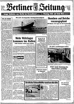 Berliner Zeitung Online-Archiv vom 08.08.1972