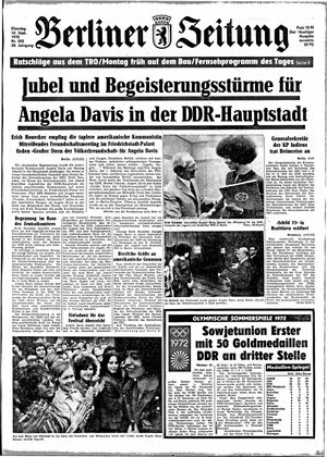 Berliner Zeitung Online-Archiv vom 12.09.1972