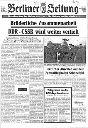 Berliner Zeitung Online-Archiv vom 24.09.1972