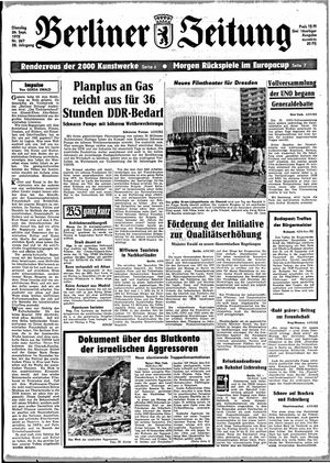 Berliner Zeitung Online-Archiv vom 26.09.1972