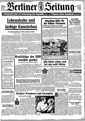 Berliner Zeitung Online-Archiv vom 06.10.1972