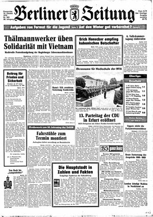 Berliner Zeitung Online-Archiv vom 12.10.1972