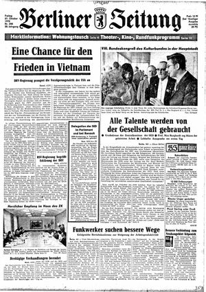Berliner Zeitung Online-Archiv vom 27.10.1972
