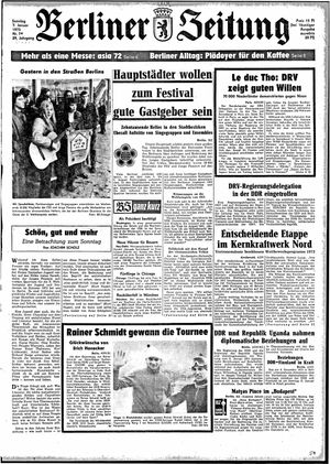 Berliner Zeitung Online-Archiv vom 07.01.1973