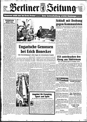 Berliner Zeitung Online-Archiv vom 27.03.1973