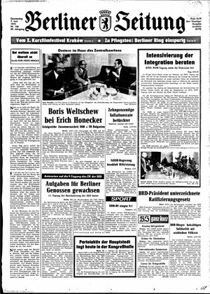 Berliner Zeitung Online-Archiv vom 07.06.1973