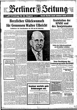 Berliner Zeitung Online-Archiv vom 30.06.1973