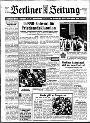 Berliner Zeitung Online-Archiv vom 04.07.1973