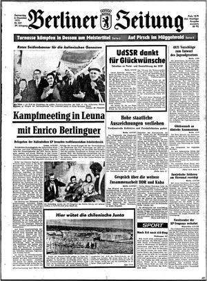 Berliner Zeitung Online-Archiv vom 06.12.1973