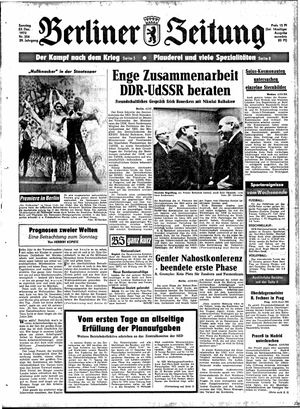 Berliner Zeitung Online-Archiv vom 23.12.1973