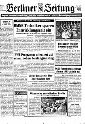 Berliner Zeitung Online-Archiv on Jan 14, 1975